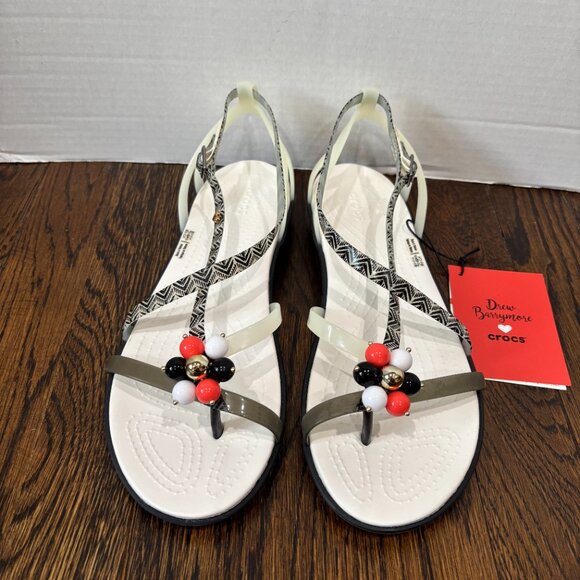 Drew X Crocs Limited Edition Isabella Gladiator Sandal Women SZ: 9 - Picture 2 of 15
